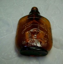 Vintage Paul Jones Spiritus Frumenti Whiskey Brown Glass Pint Bottle picture