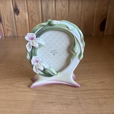 Beautiful RARE Franz Porcelain Orchid Picture Frame NEW 🔥🔥🔥 picture