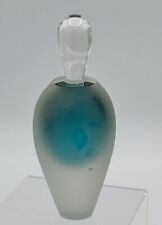 Jardin Gallery Plum  Fruit Scent Hand blown Glass Perfume Bottle England Loco picture