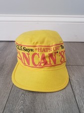 Vintage 1987 ShopRite Can Can Sale Yellow Eagle Snack Promotional Hat 