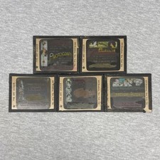 Vintage H.C. Ware The Art League New York - Magic Lantern Glass Slides - 5qty picture