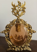 Antique 9.5” Ormolu Perfume Bottle picture