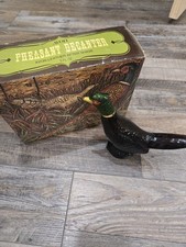 Avon Pheasant Decanter with Oland After Shave Decanter  FULL Box rough picture