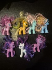 My Little Pony 2010 G4 Lot Minty Dew Drop Brushable Please Read 7 Ponys picture