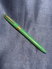 Vintage Sheaffer Admiral Snorkel Fountain Pen – rare Sage Green picture