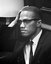 1964 Harlem Civil Rights Rally MALCOLM X 8x10 Photo Glossy Print Minister Poster picture