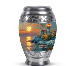 Lighthouse Monarch Cremation Urn for Human Ashes 200 Cu In Urns Your Love Ones picture