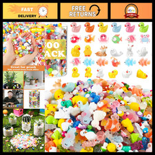 800 Pcs Mini Resin Animal Figures - Tiny Garden Accessories for Crafts & Decor picture