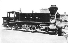 26DD149 DARK 2NDGEN NEGATIVE 1864s PENNSYLVANIA RAILROAD 2-8-0T LOCO #98 picture