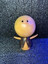 Authentic Vintage Japanese KOKESHI DOLL Maker Mark Stamped Shusuke Rare Collect picture