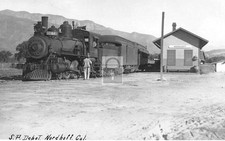 Railroad Train Station Depot Nordhoff California CA - Reprint picture