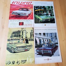 Vintage Ads PONTIAC BUICK LIFE Magazine 1962 1967 1969 picture