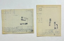 1968 NASA Full Size Blueprints - Set of 2 MASTER COPIES picture