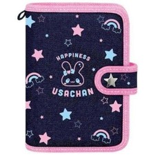 Kamio Japan Sticker Book Denim Sticker Binder Happiness Usachan Heisei Girl picture