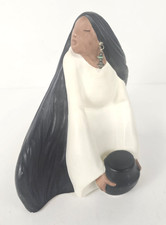 Vintage Nova 5 INC Native American Woman Statue Hand Painted 6.5