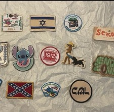 12 Vintage/new Mixed Lot Of Patches picture