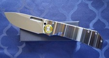 *NEW*🔥TWO SUN Folding Knife w/Lined Titanium Handle & D2 Blade (TS346-D2-Line) picture