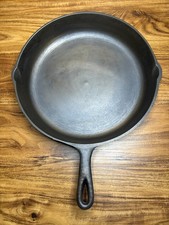 Vintage BSR No. 10 Cast Iron Skillet Heat Ring Birmingham 12 7/16
