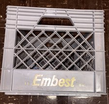 VINTAGE EMBEST Dairy Plastic Milk Crate 13