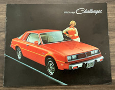 1978 Dodge Challenger - Vintage 8-Page Dealer Sales Brochure Catalog - CLEAN NM picture