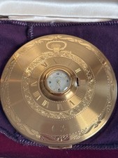 Vintage 30s Illinois Watch Co. Women’s Compact Case With An integrated Watch picture