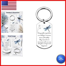 Ikacvb Dragonfly Inspirational Cute Keychains for Women Friends picture