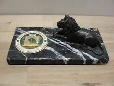2000 CONCOURS D'ELEGANCE MEADOW BROOK HALL LION SCULPTURE MARBLE AWARD picture
