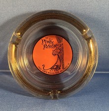 Vintage advertising ashtray from the famous Pink Pussycat. picture