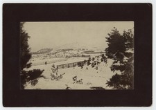 1887 San Francisco, CA California Lone Mountain Snowstorm Snow Photograph picture
