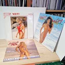 Vintage Swimsuit Calendar Lot 1987 1991 Wet Hotshots 88 Campus Women picture