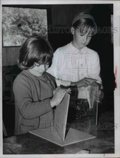 1966 Press Photo Norma Nunley and Tina Obelenus of Painesville - nef15421 picture
