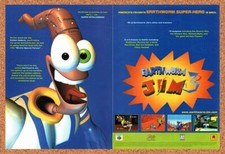 1998 Earthworm Jim 3D N64 Original Advertisement / Retro Wall Art v2 picture