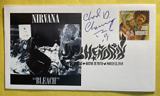 SIGNED CHAD CHANNING FDC AUTOGRAPHED FIRST DAY COVER - NIRVANA picture