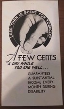 Vintage 1930s Mutual Benefit Omaha Insurance Tobacco Advertising Pamphlet... picture
