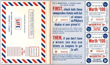 1962 LIFE Magazine Subscription Mail Order Card Pillsbury Frosting Cake picture