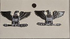Pair of Colonel / USN Captain Full-Bird Rank Insignias - Full-sized picture