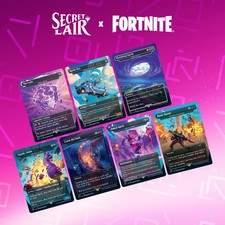 MTG Secret Lair x Fortnite Traditional Foil Edition Factory Sealed Brand New SLD picture