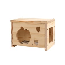 Bird Cage House Sheltered Bird Nesting Box Natural Wood for Aviary picture
