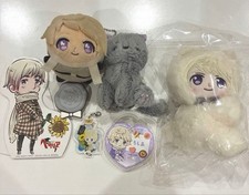 Hetalia Russia Plush Mascot Cafe Badge Goods Lot picture