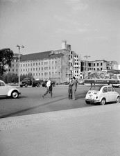 Fiat 500 East Berlin circa 1960 Historic 1960s Old Photo picture