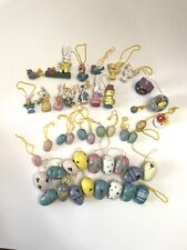 Vintage ~ Mixed Lot Of 40+ Miniature Easter Tree Ornaments ~ No Tree picture