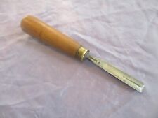 VINTAGE S J ADDIS SHEFFIELD 7/16 INCH WIDE NO 4 STRAIGHT CARVING PARTING CHISEL picture