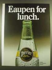 1988 Perrier Water Ad - Eaupen for Lunch picture