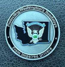 DRE Washington State Patrol Drug Recognition Expert DUI DWI Challenge Coin picture