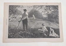 1872 Harpers Weekly Antique Print 