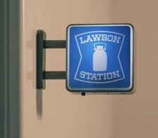 Japanese Convenience Store Lawson LED Light Magnet Fridge Magnet picture