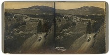 OREGON STEREOVIEW - Hood River - From East Side Grade - Frank Patterson 1910s picture