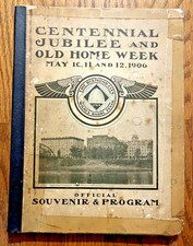 Wilkes Barre Pennsylvania Centennial & Old Home Week 1906 souvenir booklet w/map picture