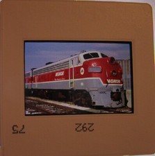 Vintage Railroad - Monon 75 -  The Hoosier Line-  train - Pakon - Film Slide picture