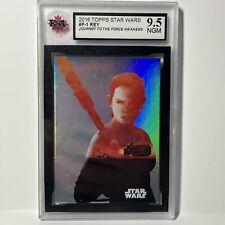 2016 Topps Star Wars #F-1 Rey - Journey To The Force Awakens Foil Card 9.5 NGM picture